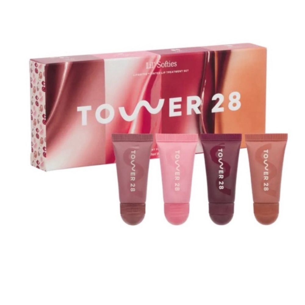 Tower 28 Lil Softies Tinted Lip Treatment Set Lmt. Ed. 0.17oz/5g NIB Sold Out
